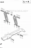 CARTER DE CHAINE   AMORTISSEUR  pour Suzuki GSX 250 1982