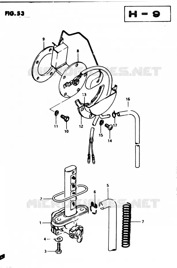ROBINET D'ESSENCE Suzuki MOTO 250 GSX 1982  GSX250 Z/GSX250E Z/GSX250S Z/GSX250ES Z