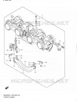 CORPS DE PAPILLON (GSX650FAL1 E28) pour Suzuki GSX-F 650 2011