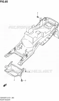 GARDE BOUE ARRIERE (GSX650FUL2 E21) pour Suzuki GSX-F 650 2012