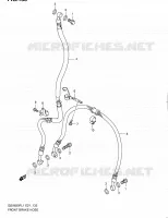DURITE DE FREIN AVANT (GSX650FUL1 E21) pour Suzuki GSX-F 650 2011