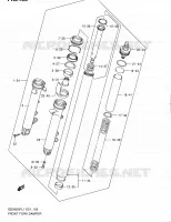 FOURCHE (GSX650FL1 E21) pour Suzuki GSX-F 650 2011