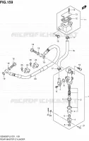 MAITRE CYLINDRE ARRIERE (GSX650FL2 E24) pour Suzuki GSX-F 650 2012