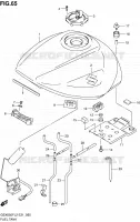 RESERVOIR D'ESSENCE (GSX650FUL2 E24) pour Suzuki GSX-F 650 2012