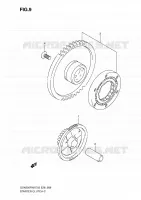 ROUE LIBRE DE DEMARREUR pour Suzuki GSX-F 650 2009