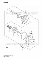 POMPE A EAU pour Suzuki GSX-F 650 2010