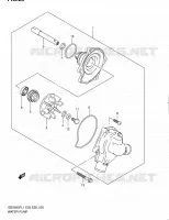 POMPE A EAU pour Suzuki GSX-F 650 2011