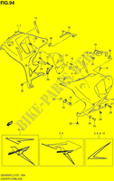 CARENAGES INFERIEUR (FLANCS) (GSX650FUL2 E24) pour Suzuki GSX-F 650 2014