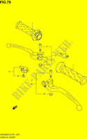 ENSEMBLE LEVIERS   POIGNEES (GSX650FUL2 E21) pour Suzuki GSX-F 650 2014
