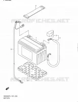 BATTERIE (GSX650FL1 E24) pour Suzuki GSX-F 650 2011