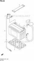 BATTERIE (GSX650FL2 E24) pour Suzuki GSX-F 650 2012