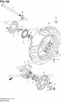 ROUE ARRIERE (GSX650FAL2 E21) pour Suzuki GSX-F 650 2012