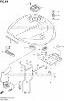 RESERVOIR D'ESSENCE (GSX650FUL2 E21) pour Suzuki GSX-F 650 2012