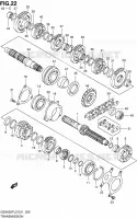 TRANSMISSION pour Suzuki GSX-F 650 2012