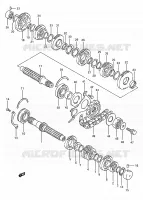 TRANSMISSION pour Suzuki GSX-F 750 1989