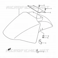 GARDE BOUE AVANT pour Suzuki GSX-F 750 1994