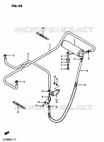 RENIFLARD (CALIFORNIE UNIQ.) pour Suzuki CAVALCADE 1400 1987