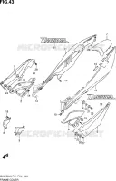 CARENAGES ARRIERE pour Suzuki INAZUMA 250 2015