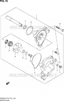 POMPE A EAU pour Suzuki INAZUMA 250 2015