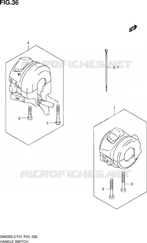 COMMODOS Suzuki MOTO 250 INAZUMA 2016  GW250 L3 (P21)