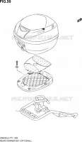 PORTE PAQUET (OPTIONAL) pour Suzuki INAZUMA 250 2013