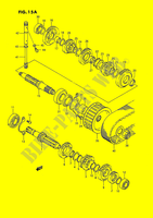 TRANSMISSION (MODEL M/R E02,E04,E15,E16,E17,E18,E22,E25,E39,E53) pour Suzuki SAVAGE 650 1988