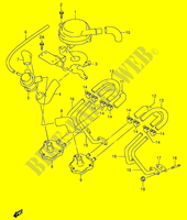 SYSTÈME DE RECYCLAGE GAZ D'ECHAPPEMENT (MODELE P/R E18/E39) pour Suzuki RF 600 1995