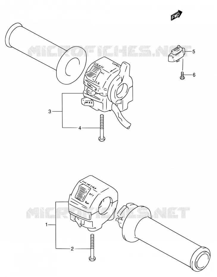 COMMODOS Suzuki MOTO 600 RF 1995  RF600RS/RF600RUS