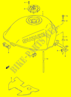 RESERVOIR D'ESSENCE (MODELE V) pour Suzuki RF 600 1997