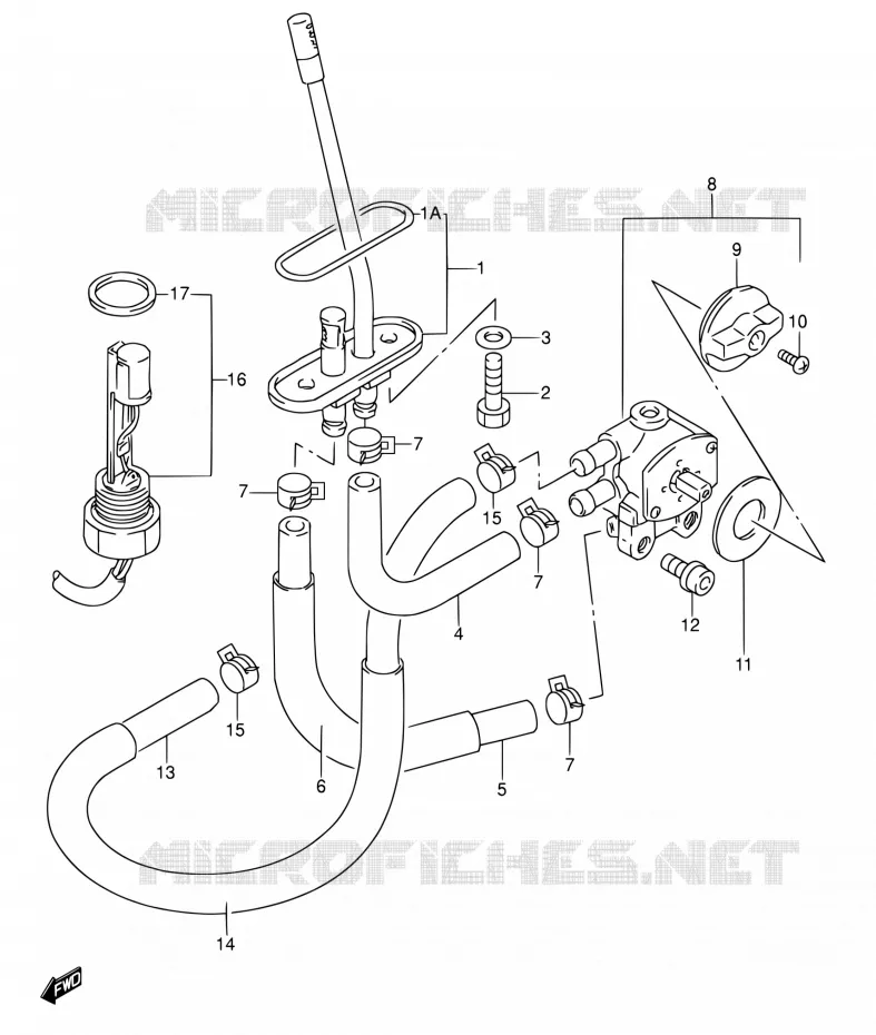 ROBINET D'ESSENCE Suzuki MOTO 600 RF 1997  RF600R V/RF600RU V