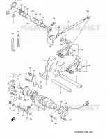 ENSEMBLE SELECTEUR DE VITESSES pour Suzuki RF 900 1995
