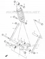 BIELLETTE D'AMORTISSEUR pour Suzuki RG 125 1994