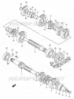 TRANSMISSION pour Suzuki RG 125 1994