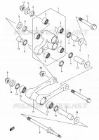 BIELLETTE D'AMORTISSEUR pour Suzuki RM-Z 450 2006