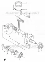VILEBREQUIN pour Suzuki RMX 250 1999