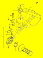 PROTEGE MAIN DROIT (MODELE K/L/M) pour Suzuki RMX 250 1990