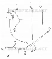 FAISCEAU ELECTRIQUE pour Suzuki RMX 250 1993