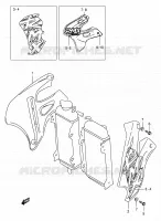CARENAGES ARRIERE pour Suzuki RMX 250 1999