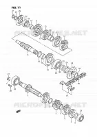 TRANSMISSION pour Suzuki RMX 250 1994