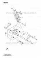BIELLETTE D'AMORTISSEUR pour Suzuki GLADIUS 650 2010