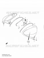 COUVRE RESERVOIR (MODEL L0) pour Suzuki GLADIUS 650 2010