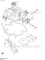 RESERVOIR D'ESSENCE (SFV650L1 E21) pour Suzuki GLADIUS 650 2011