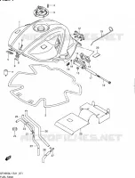 RESERVOIR D'ESSENCE (SFV650UAL1 E21) pour Suzuki GLADIUS 650 2011