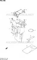 BAC A BATTERIE   OUTILS (SFV650L3 E21) pour Suzuki GLADIUS 650 2013