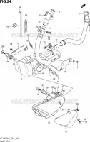 SILENCIEUX (SFV650L3 E24) pour Suzuki GLADIUS 650 2013