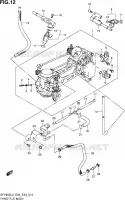 CORPS DE PAPILLON (SFV650L3 E33) pour Suzuki GLADIUS 650 2013