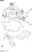 RESERVOIR D'ESSENCE (SFV650L3 E03) pour Suzuki GLADIUS 650 2013