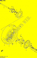 ROUE ARRIERE (SFV650AL3 E21) pour Suzuki GLADIUS 650 2016