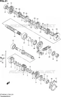 TRANSMISSION pour Suzuki GLADIUS 650 2013