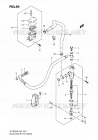 MAITRE CYLINDRE ARRIERE (SFV650K9/UK9/L0/UL0) pour Suzuki GLADIUS 650 2009